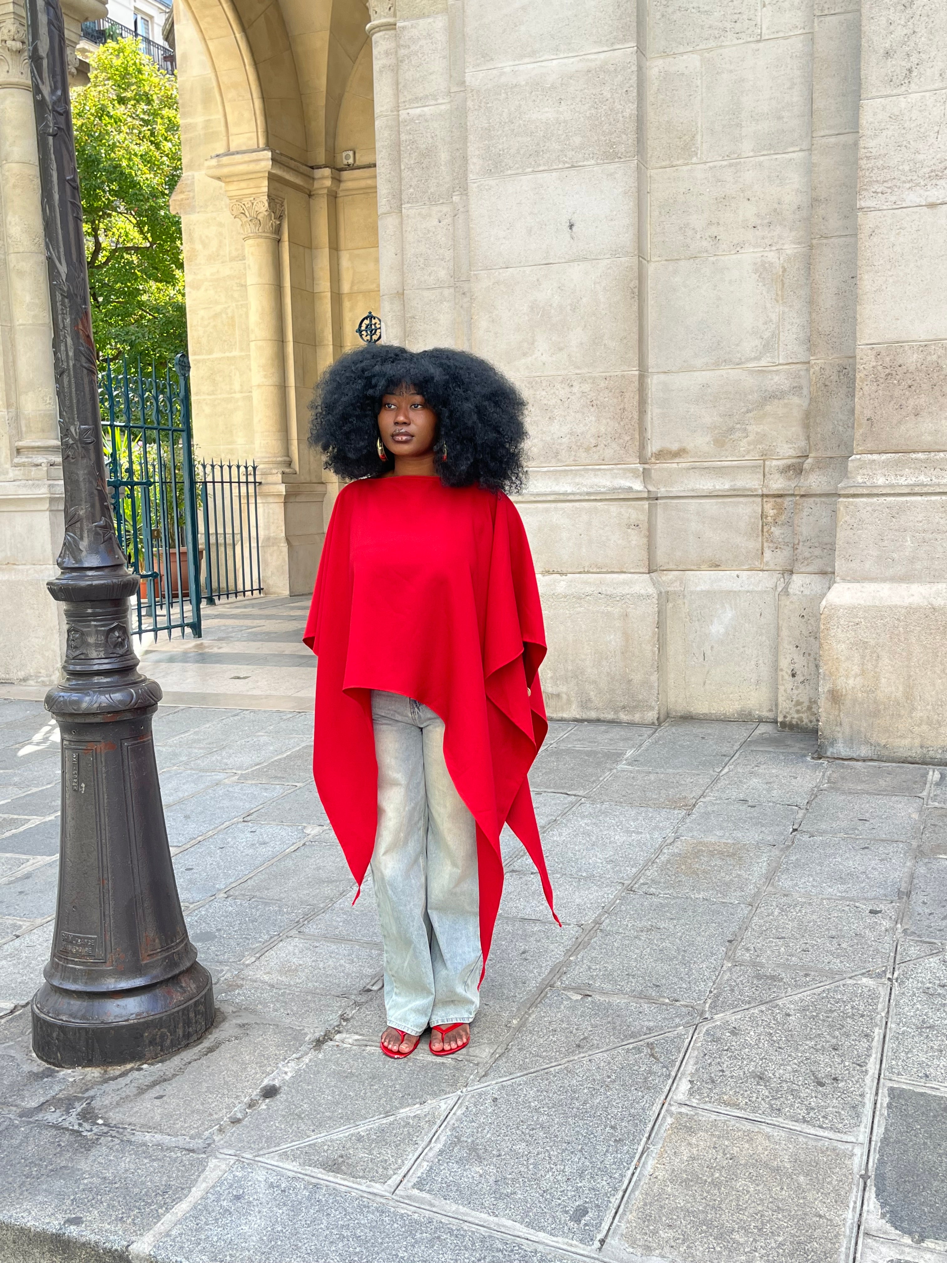 Top Aura - Rouge